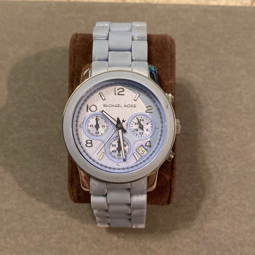 Blue Michael Kors Watch